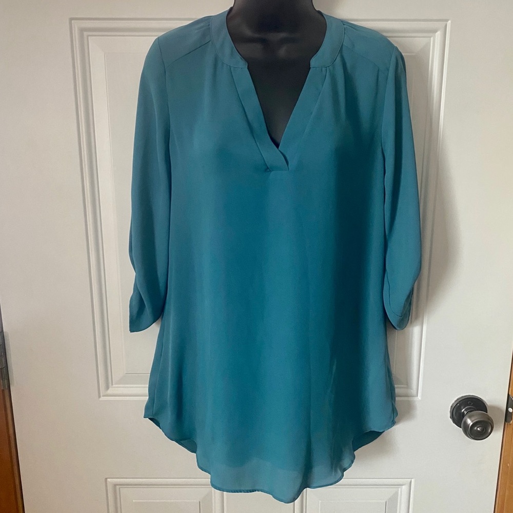 NWT Maurices Tunic Chiffon Blouse